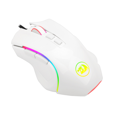 M607W GRIFFIN WHITE MOUSE REDRAGON RGB 7200 DPI