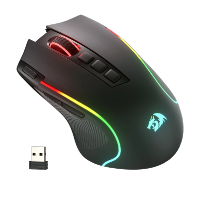 M612RGB-PRO PREDATOR PRO BLACK MOUSE REDRAGON WIRELESS 2.4&B